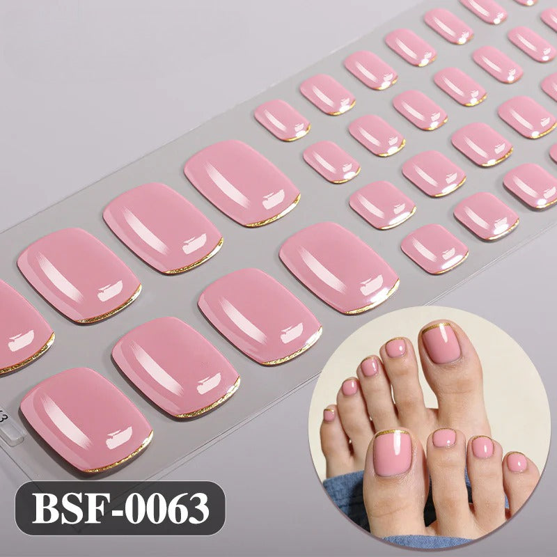 Gel Nail Strips UV-Free BSF-0063