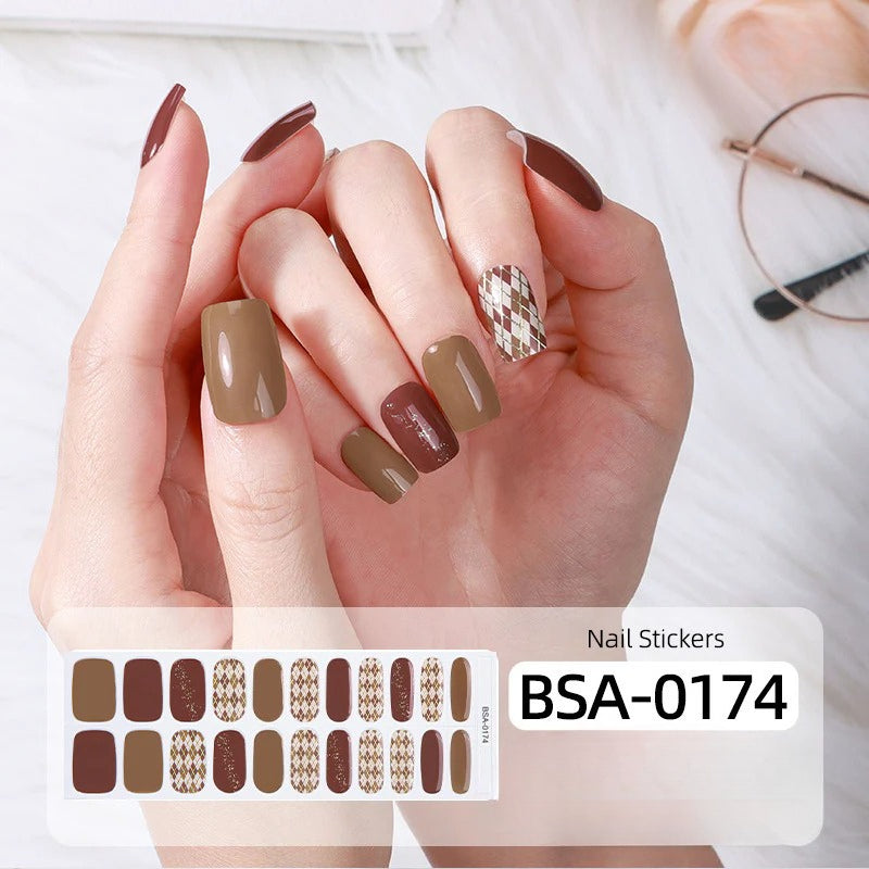 Gel Nail Strips UV-Free BSA-0174