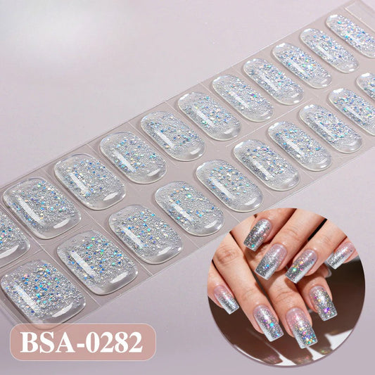 Gel Nail Strips UV-Free BSA-0282