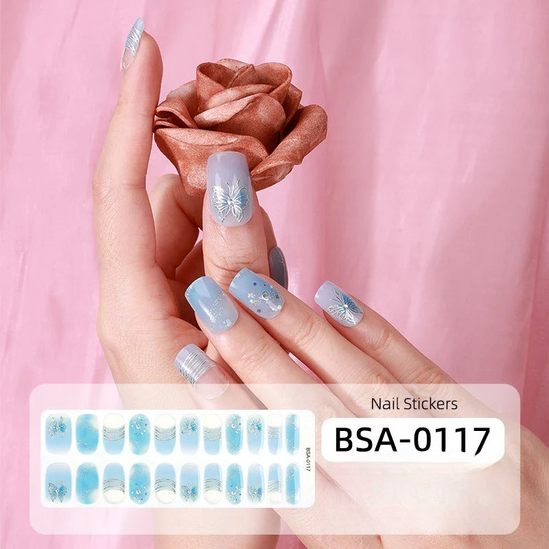 Gel Nail Strips UV-Free BSA-0117
