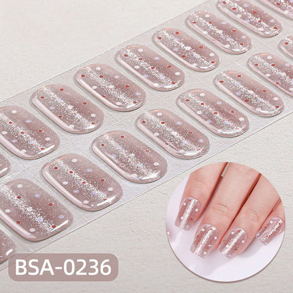 Gel Nail Strips UV-Free BSA-0236