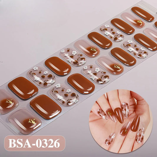 Gel Nail Strips UV-Free BSA-0326