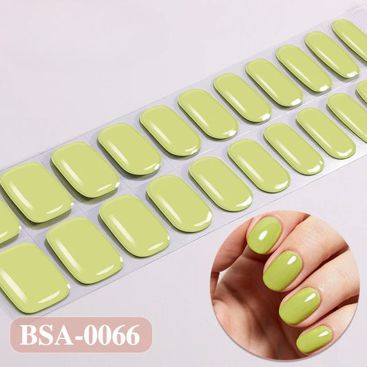 Gel Nail Strips UV-Free BSA-0066
