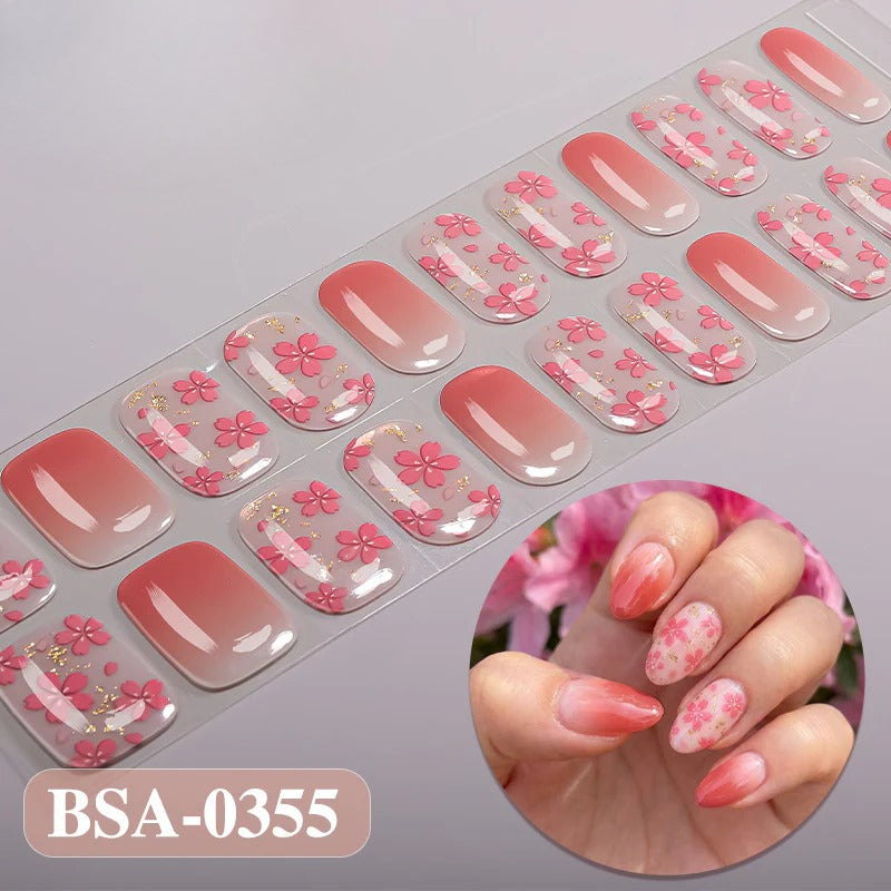 Gel Nail Strips UV-Free BSA-0355