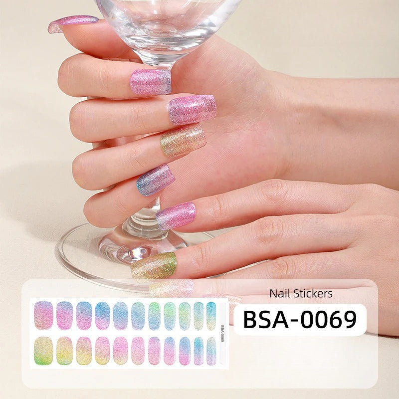Gel Nail Strips UV-Free BSA-0069