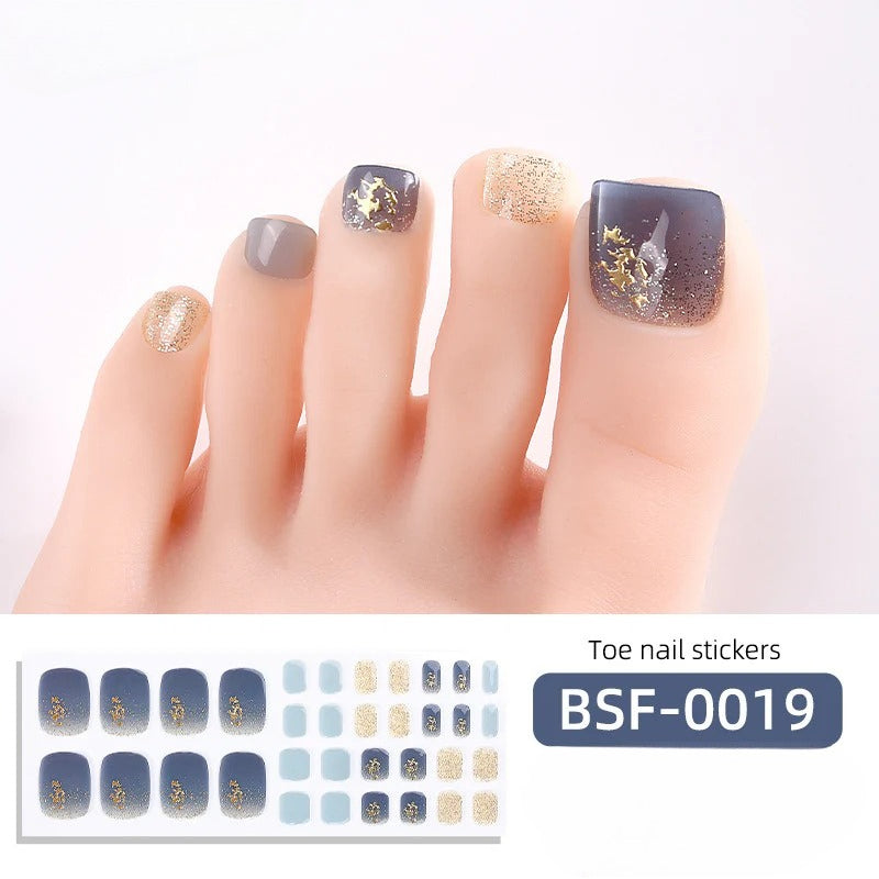 Gel Nail Strips UV-Free BSF-0019