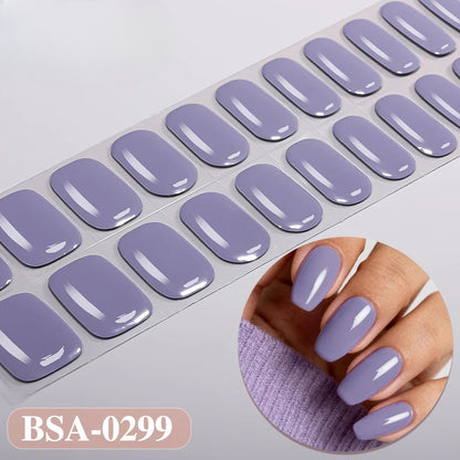 Gel Nail Strips UV-Free BSA-0299