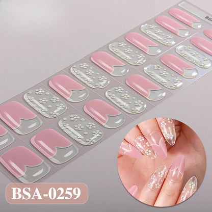 Gel Nail Strips UV-Free BSA-0259