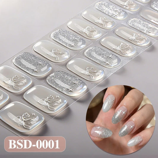 Gel Nail Strips UV-Free BSD-0001