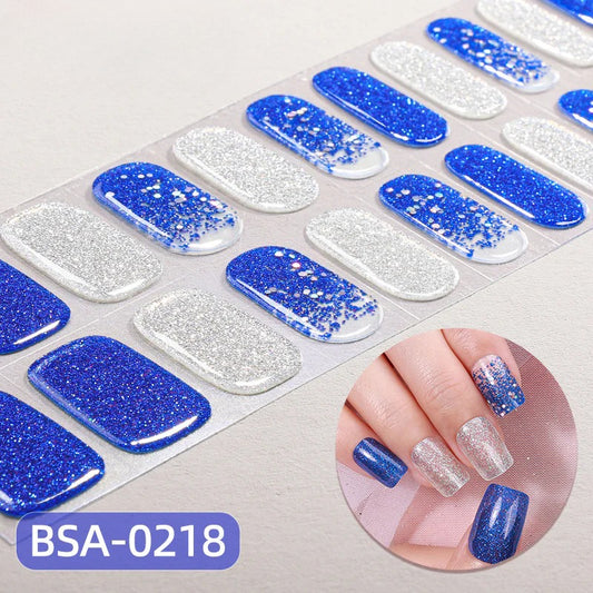 Gel Nail Strips UV-Free BSA-0218