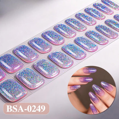 Gel Nail Strips UV-Free BSA-0249