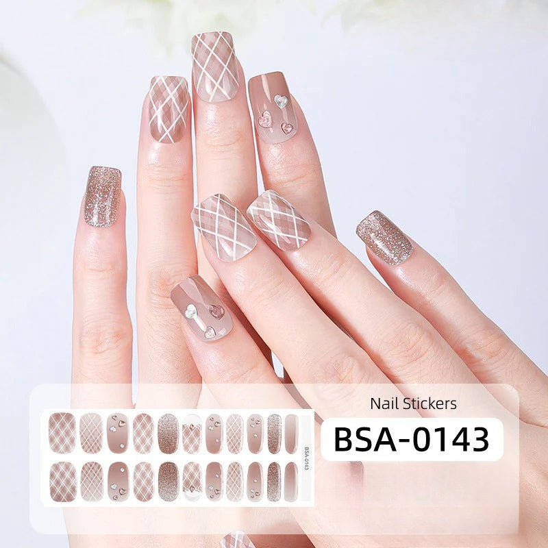 Gel Nail Strips UV-Free BSA-0143