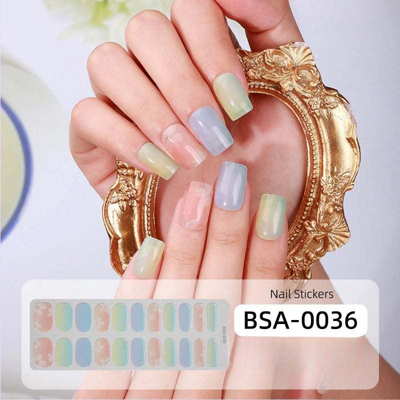 Gel Nail Strips UV-Free BSA-0036