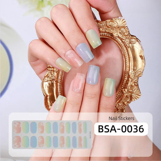 Gel Nail Strips UV-Free BSA-0036