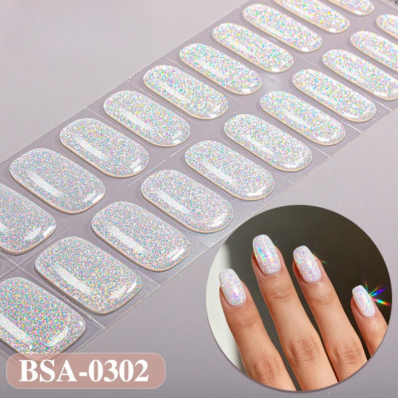 Gel Nail Strips UV-Free BSA-0302