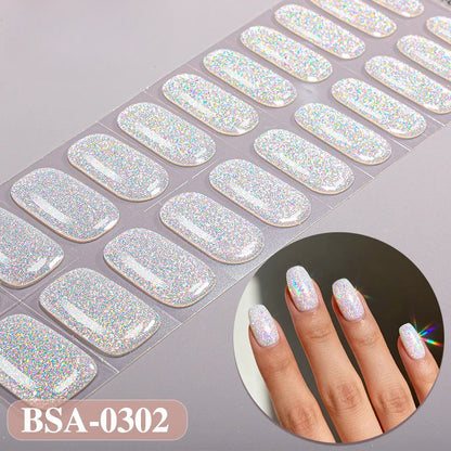 Gel Nail Strips UV-Free BSA-0302