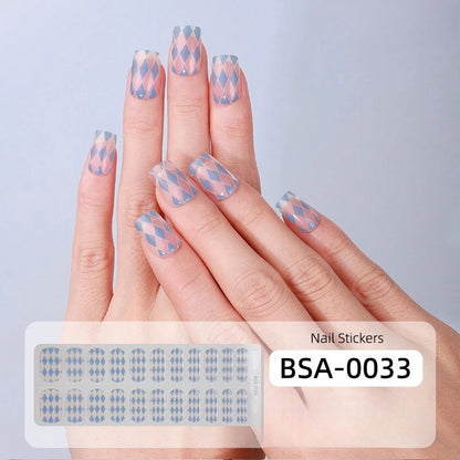Gel Nail Strips UV-Free BSA-0033