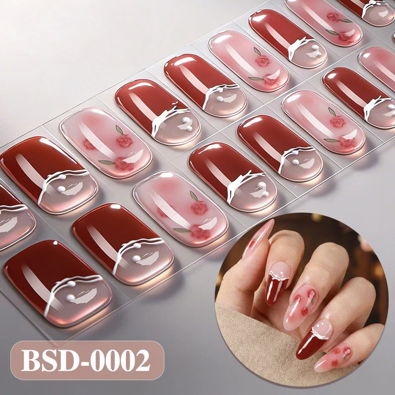Gel Nail Strips UV-Free BSD-0002