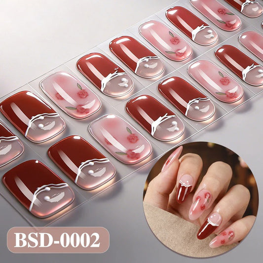 Gel Nail Strips UV-Free BSD-0002