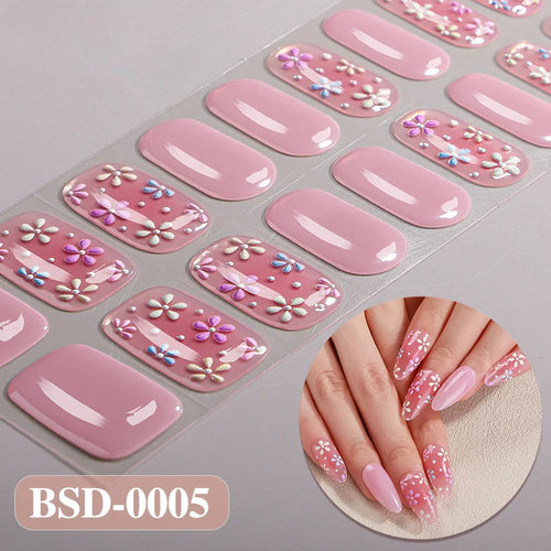 Gel Nail Strips UV-Free BSD-0005