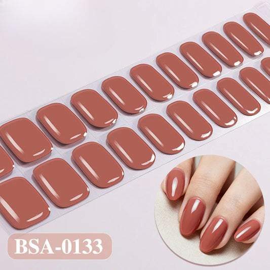 Gel Nail Strips UV-Free BSA-0133