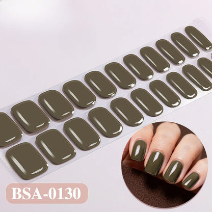 Gel Nail Strips UV-Free BSA-0130