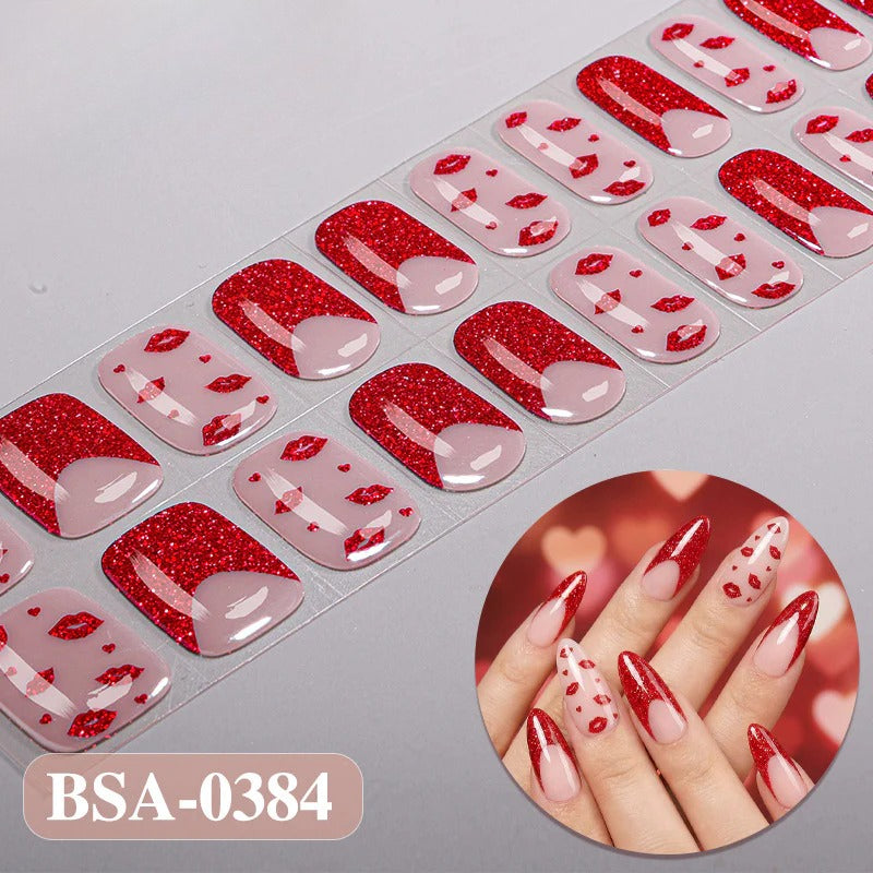 Gel Nail Strips UV-Free BSA-0384