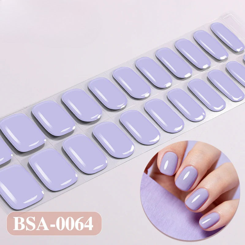 Gel Nail Strips UV-Free BSA-0064