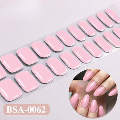 Gel Nail Strips UV-Free BSA-0062