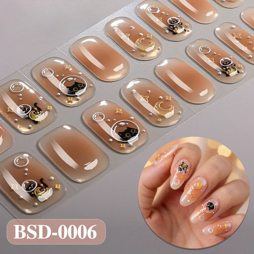 Gel Nail Strips UV-Free BSD-0006