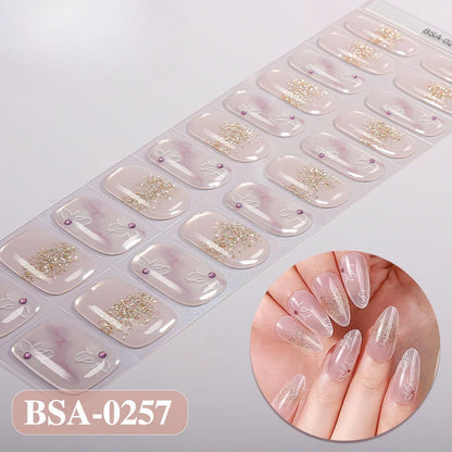 Gel Nail Strips UV-Free BSA-0257