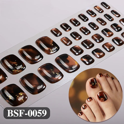 Gel Nail Strips UV-Free BSF-0059