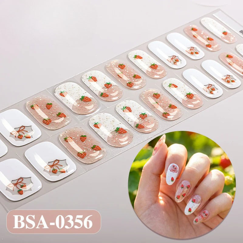 Gel Nail Strips UV-Free BSA-0356
