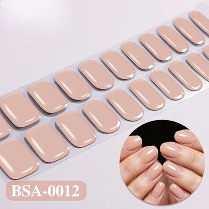 Gel Nail Strips UV-Free BSA-0012