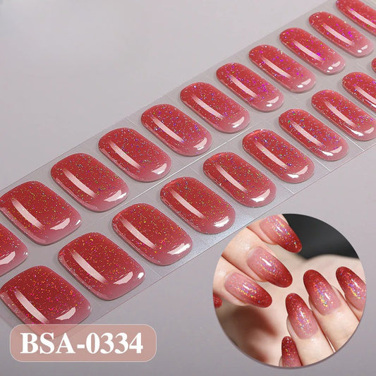 Gel Nail Strips UV-Free BSA-0334