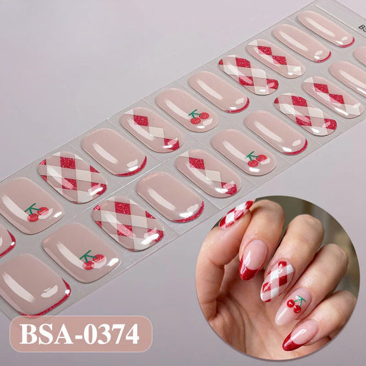 Gel Nail Strips UV-Free BSA-0374