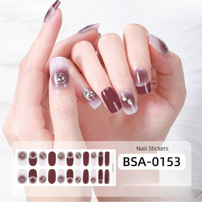 Gel Nail Strips UV-Free BSA-0153