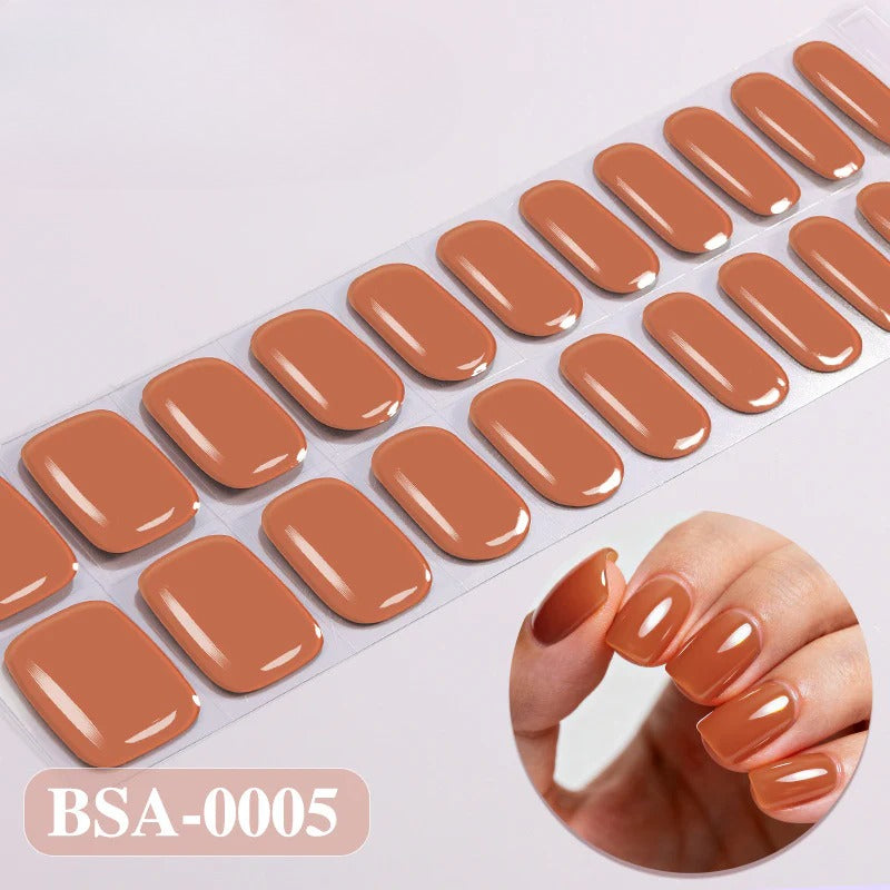 Gel Nail Strips UV-Free BSA-0005