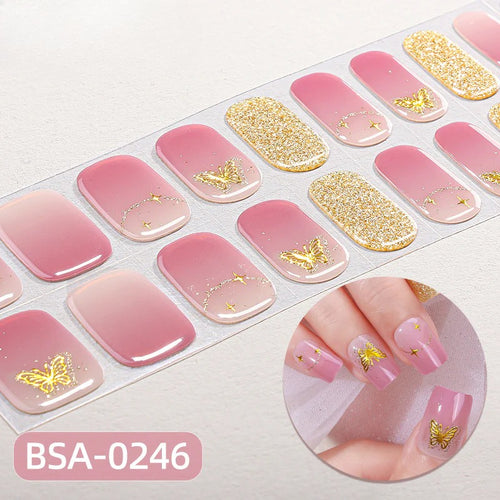 Gel Nail Strips UV-Free BSA-0246