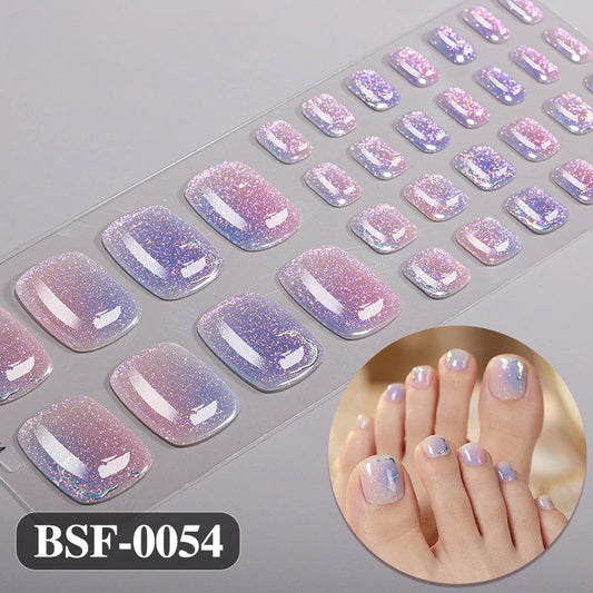 Gel Nail Strips UV-Free BSF-0054