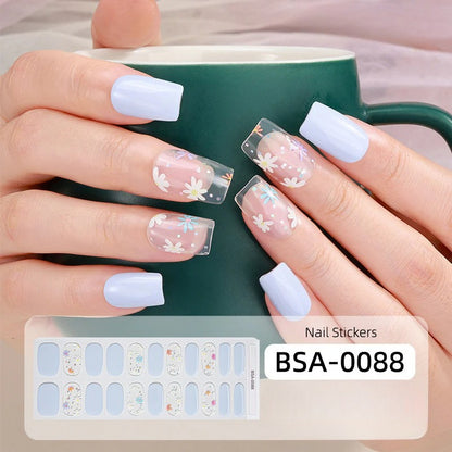 Gel Nail Strips UV-Free BSA-0088