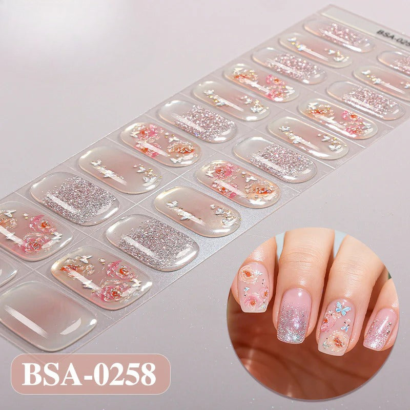 Gel Nail Strips UV-Free BSA-0258