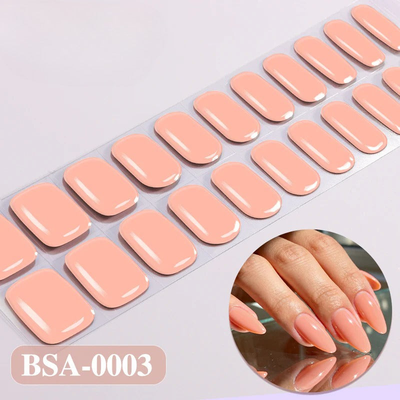 Gel Nail Strips UV-Free BSA-0003